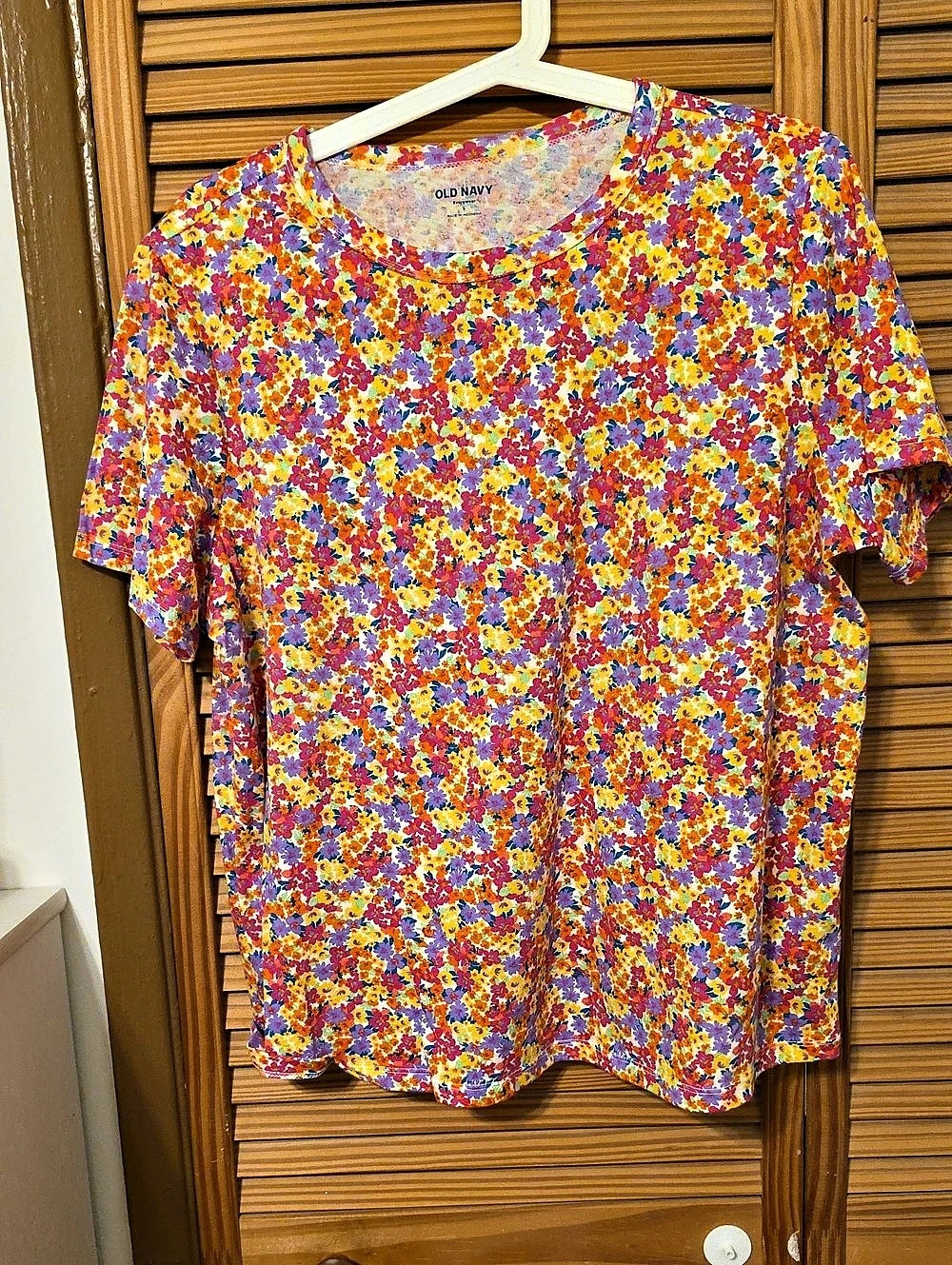 Old Navy EveryWear Short-Sleeve Floral-Print T-Shirt